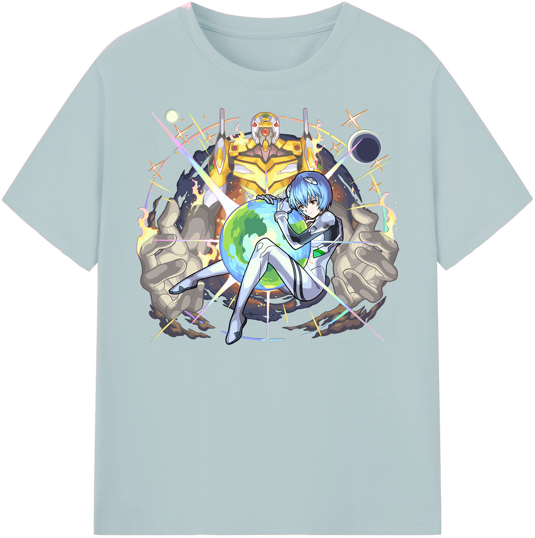 （画像用） EVA 新世紀エヴァンゲリオン 綿100％半袖Tシャツ（フロントプリント）
